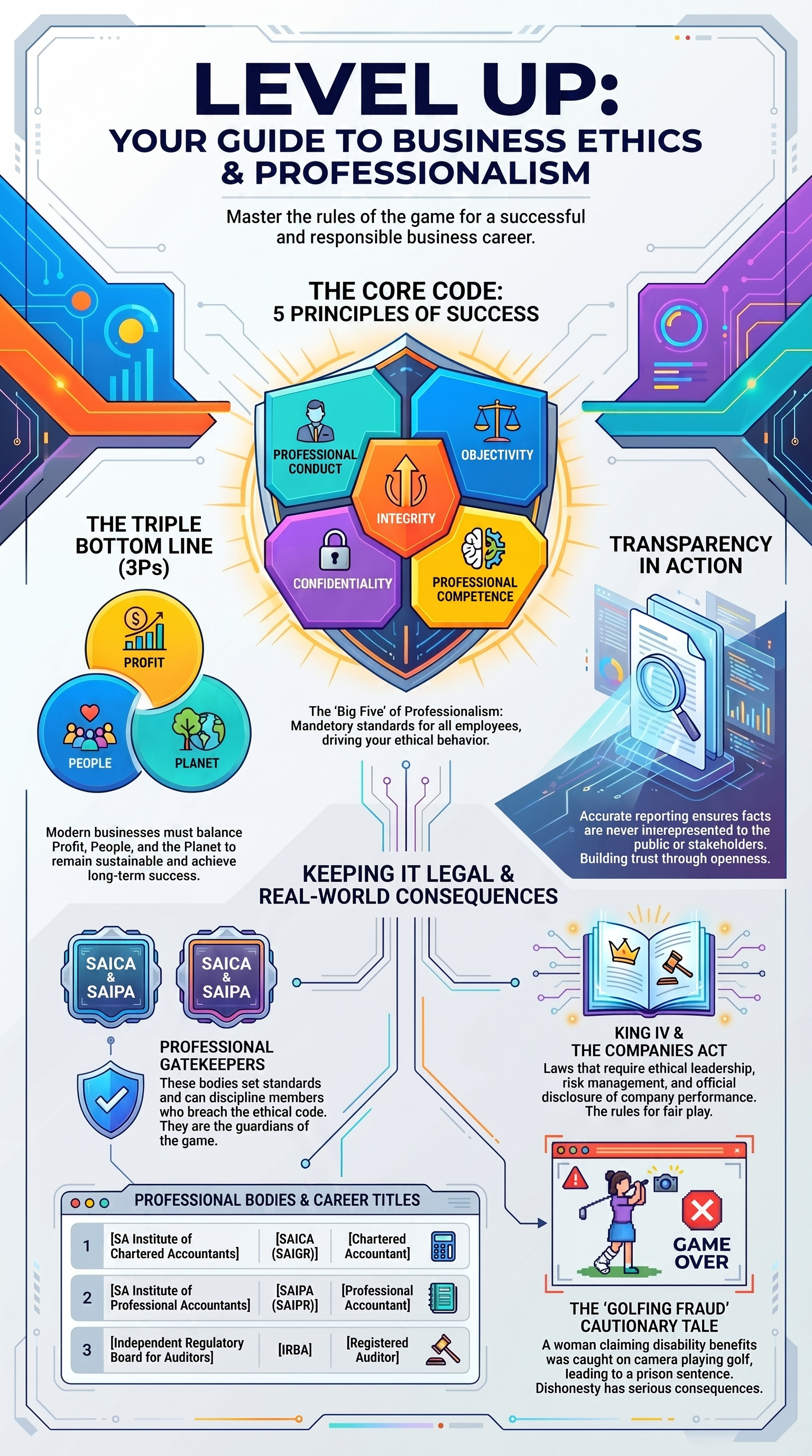 Business Ethics Infographic English